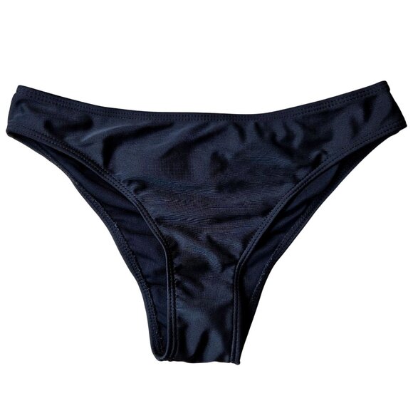 Bootylicious Black Swimsuit Bottoms with Ruched Scrunched Back Size M - Picture 2 of 6